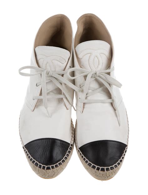 chanel espadrilles women|chanel high top espadrilles.